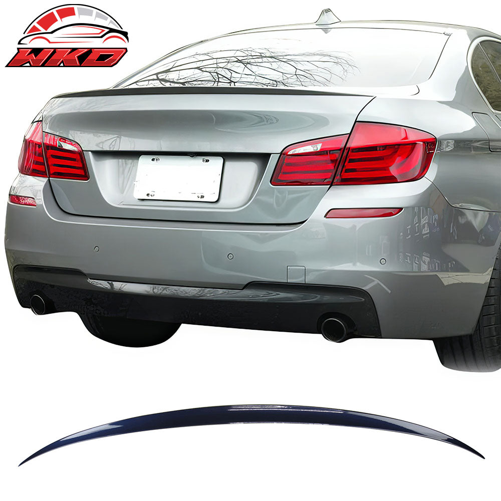 Fits 11-16 BMW 5-Series F10 Sedan M5 Style Trunk Spoiler ABS Painted #A89 Blue