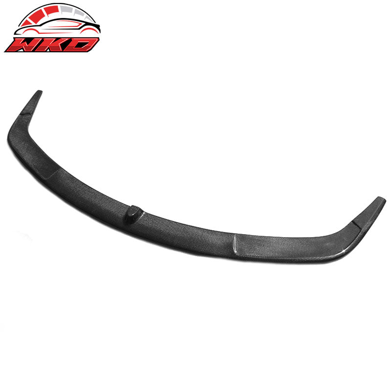 Fits 12-17 BMW F12 6-Series Performance 3PCS Front Bumper Lip Matte Carbon Fiber