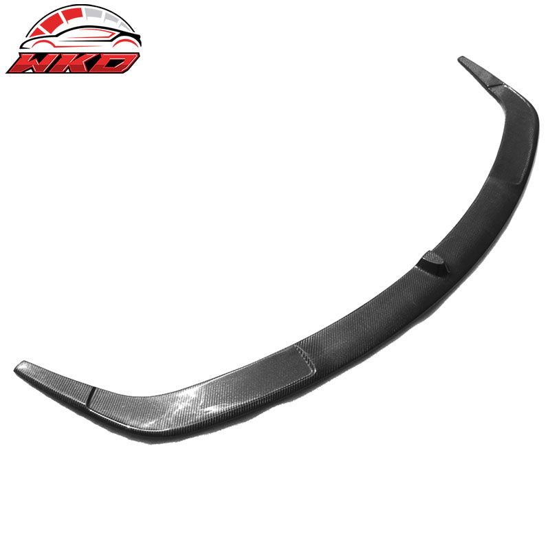 Fits 12-17 BMW F12 6-Series Performance 3PCS Front Bumper Lip Matte Carbon Fiber