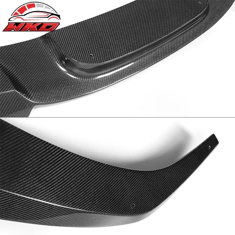Fits 12-17 BMW F06 F12 F13 M Sport M-Tech VO Front Bumper Lip Matte Carbon Fiber