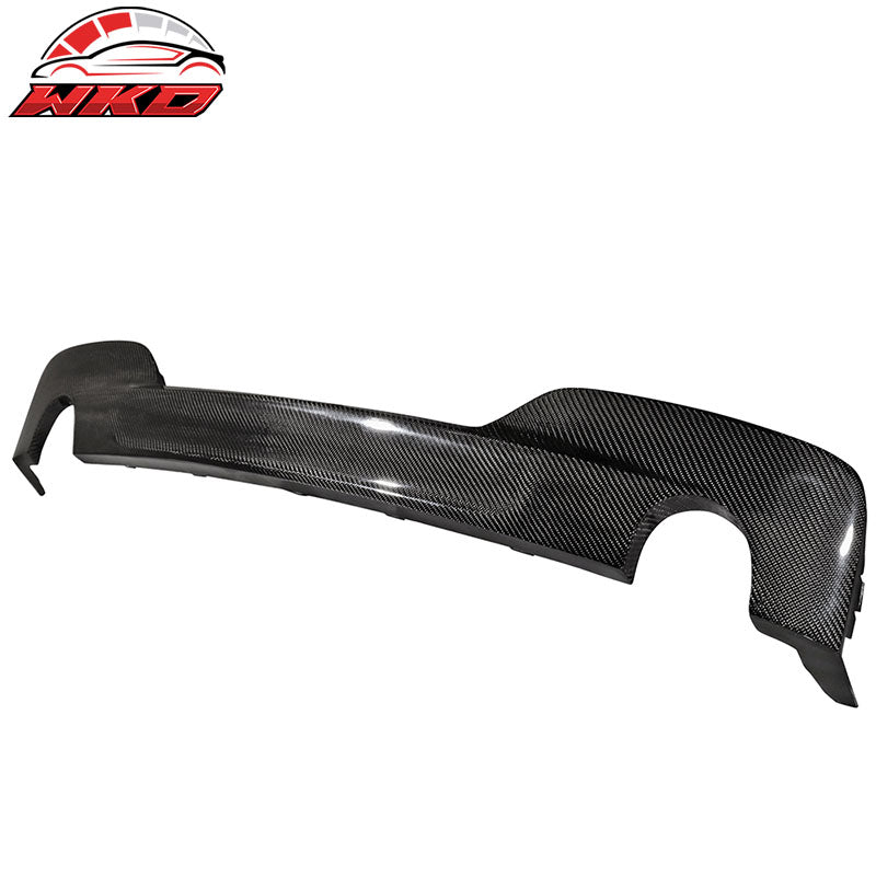 Fit 12-17 BMW F12 F13 640i MT M Sport OE Style Rear Bumper Diffuser Carbon Fiber