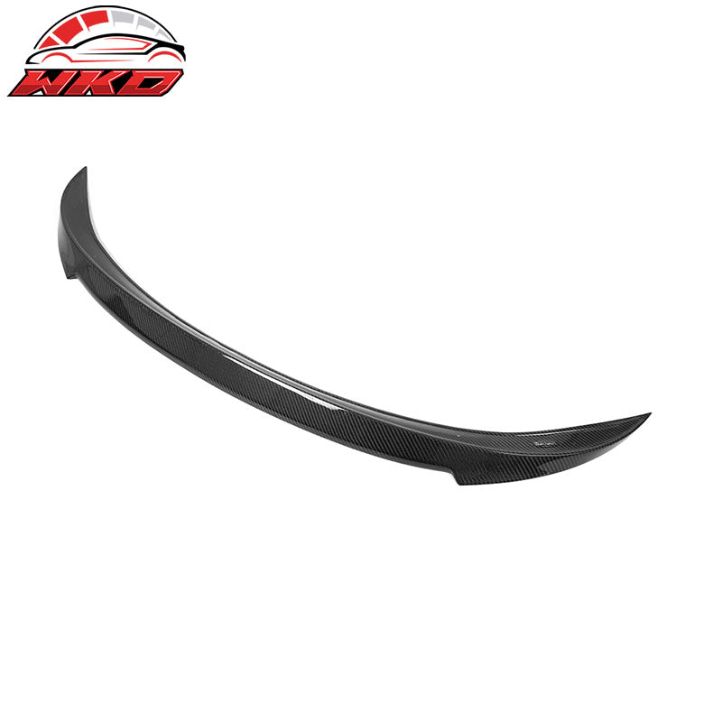 Fits 12-18 BMW F13/13-19 F06 6 Series Trunk Spoiler V Style Matte Carbon Fiber