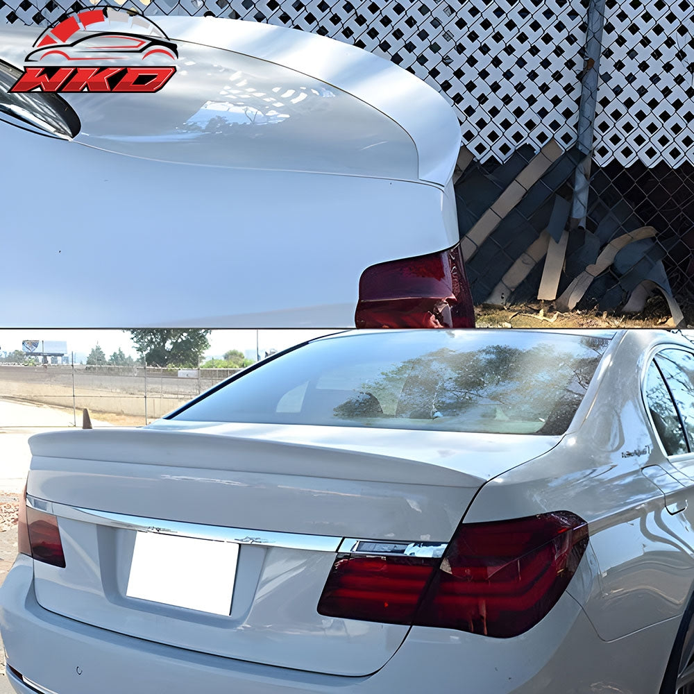 2009-2015 BMW F01 7-Series V-Style ABS Rear Trunk Spoiler Wing