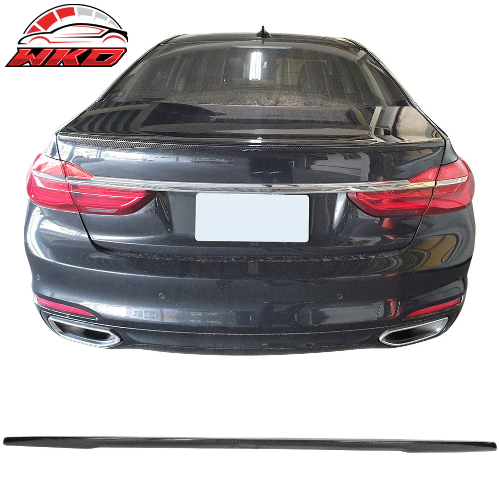 Fits 16-20 BMW G11 G12 7 Series Sedan M-Tech Trunk Spoiler Wing - Carbon Fiber