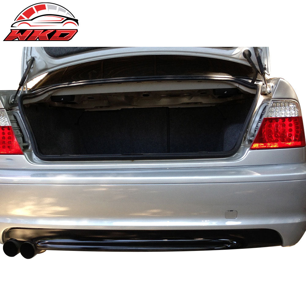 Fits 00-06 BMW E46 3-Series Coupe 2Dr MT M Sport Rear Bumper Cover Guard