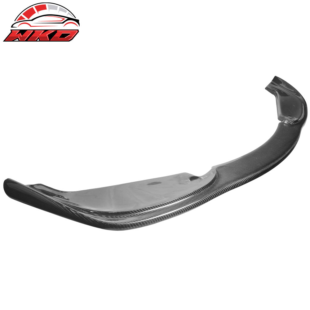 99-04 BMW E46 325 328 4Door MT Carbon Fiber H Style Add-On Front Bumper Lip Spoiler