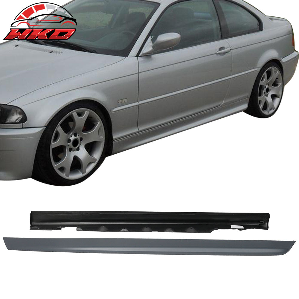 Fits 00-06 E46 3 Series 2Dr MT M Sport PP Underboard Side Skirts Replacement
