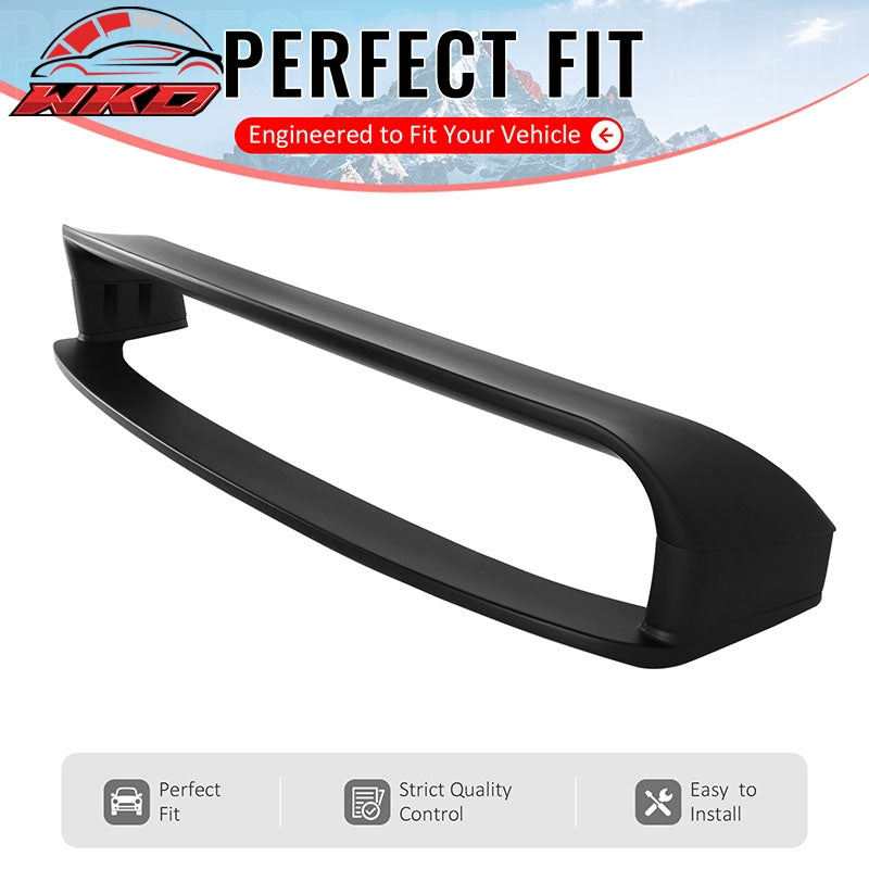 Fits 04-10 BMW E60 5 Series& M5 Sedan LTW GT Style Trunk Spoiler Matte Black ABS
