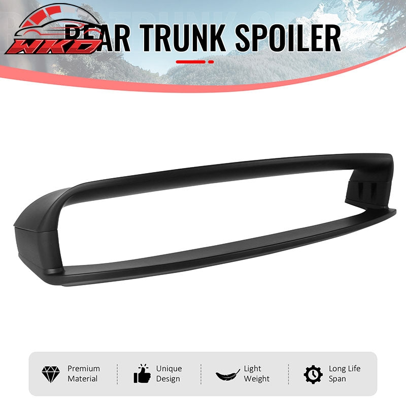 Fits 04-10 BMW E60 5 Series& M5 Sedan LTW GT Style Trunk Spoiler Matte Black ABS