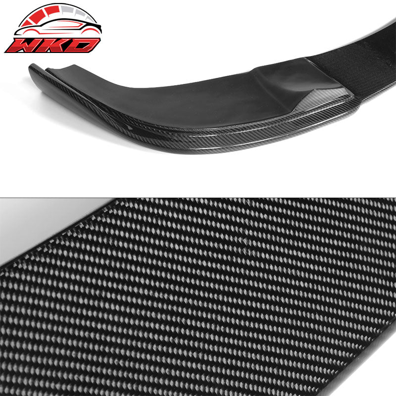 Fits 04-10 BMW 5 E60 M Sport Non M5 HM Style Front Bumper Lip Carbon Fiber CF