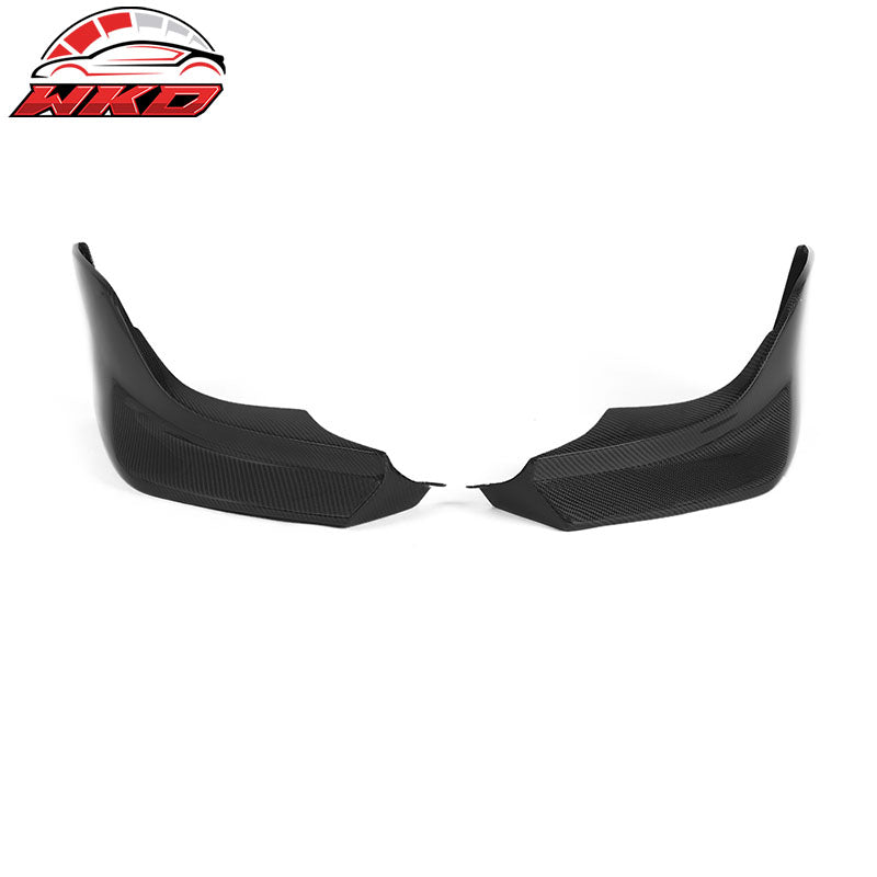 Wholesale 04-10 BMW E60 5 Series M Sport 3D Style Front Splitters Matte Carbon Fiber