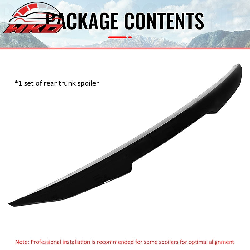 Wholesale 04-10 BMW E60 M5 Sedan PSM Style Gloss Black Rear Trunk Spoiler Wing ABS - Wikond Auto