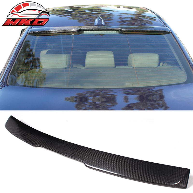 Fits 04-10 BMW 5 Series E60 M5 AC Style Roof Spoiler Wing - Matte Carbon Fiber
