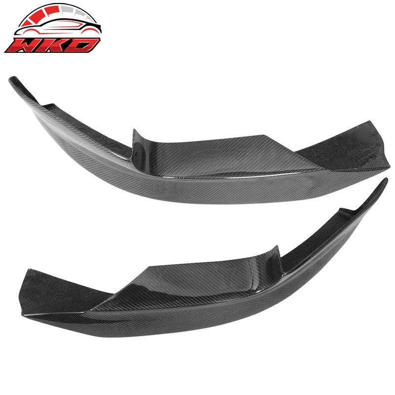 Fits 06-10 BMW E63 E64 M6 A Front Bumper Lip Matte Carbon Fiber