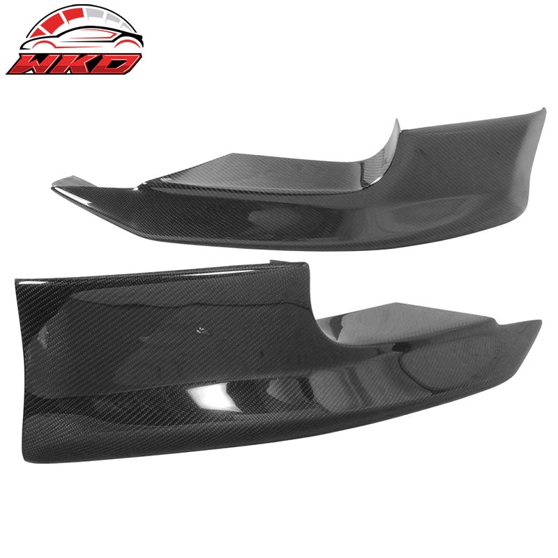 Fits 06-10 BMW E63 E64 M6 A Front Bumper Lip Matte Carbon Fiber