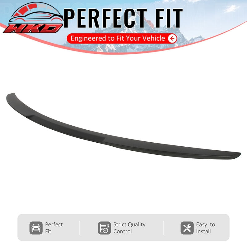 Fits 08-13 BMW E82 1-Series Coupe M4 Style Trunk Spoiler Wing Matte Black ABS