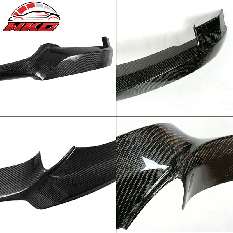 Fits 07-13 BMW E82 M Sport HT Style CF Front Bumper Wing