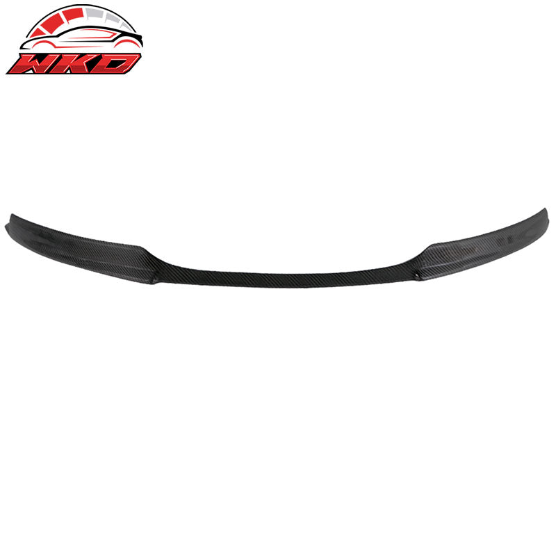 Fits 08-13 BMW E82 E88 M Sport Only Front Bumper Lip Spoiler Matte Carbon Fiber