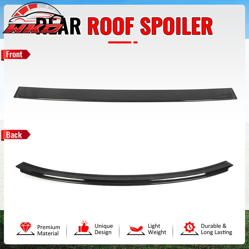 Fits 06-11 BMW E90 3-Series&08-11 M3 Sedan AC Roof Spoiler Carbon Fiber Print