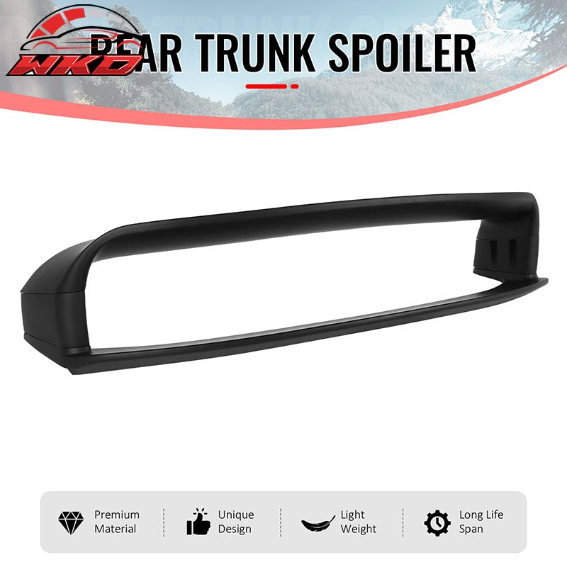 For 06-11 BMW E90 3 Series 08-12 M3 Sedan LTW GT Style Trunk Spoiler Matte Black