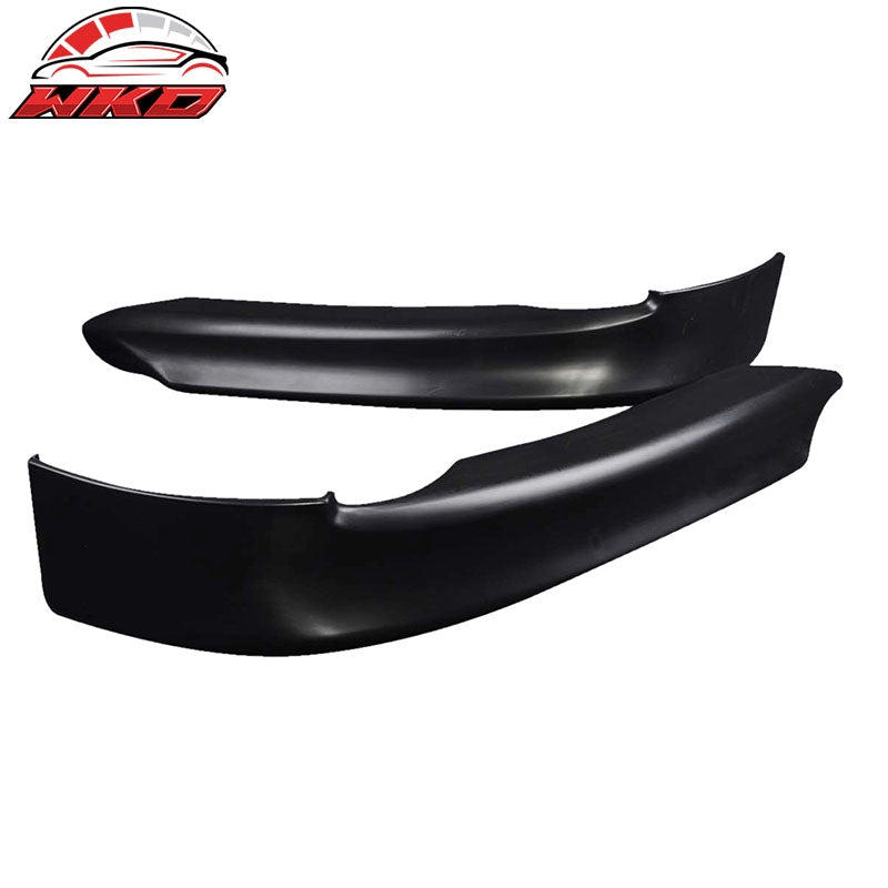 Fits 05-08 BMW E90 3-Series OE Style Front Bumper Lip Splitters Unpainted PP 2PC
