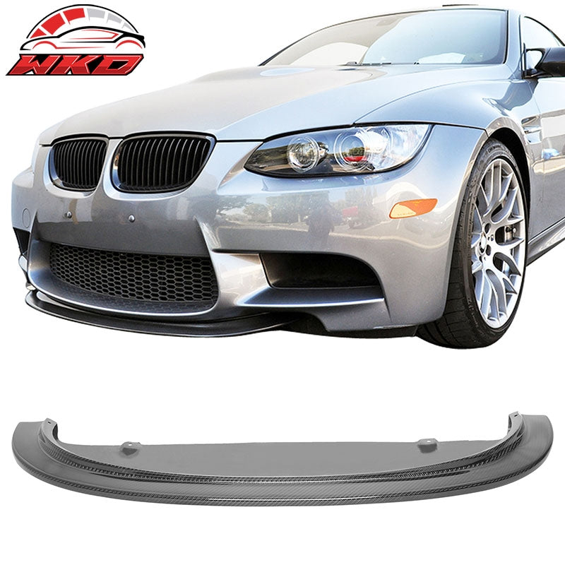 Fits 08-13 E90 E92 E93 M3 CRT Front Bumper Lip Spoiler Carbon Fiber Splitter Kit