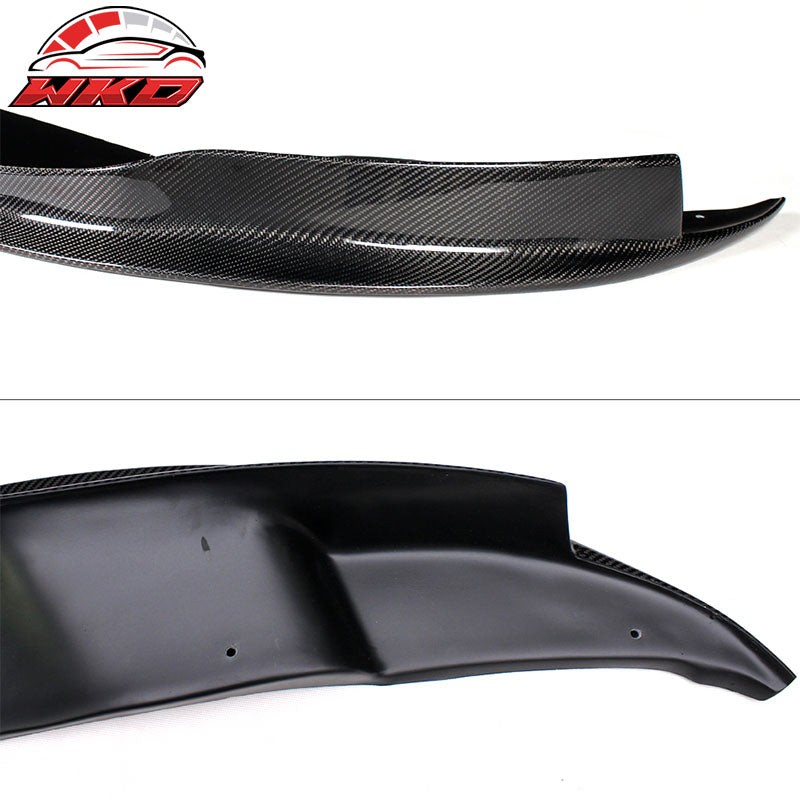 Fits 05-13 BMW E90 E92 E93 M3 AK Style Front Bumper Lip Spoiler Carbon Fiber CF