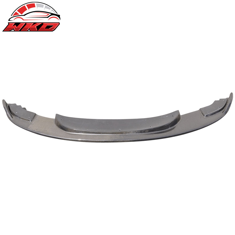 Fits 06-11 BMW E90 H Style Carbon Fiber Aftermarket M Bumper Front Bumper Lip