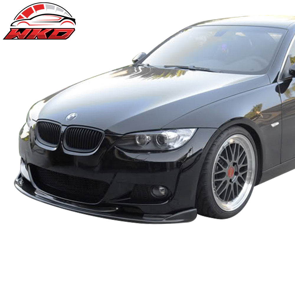 Fits 06-11 BMW E90 H Style Carbon Fiber Aftermarket M Bumper Front Bumper Lip