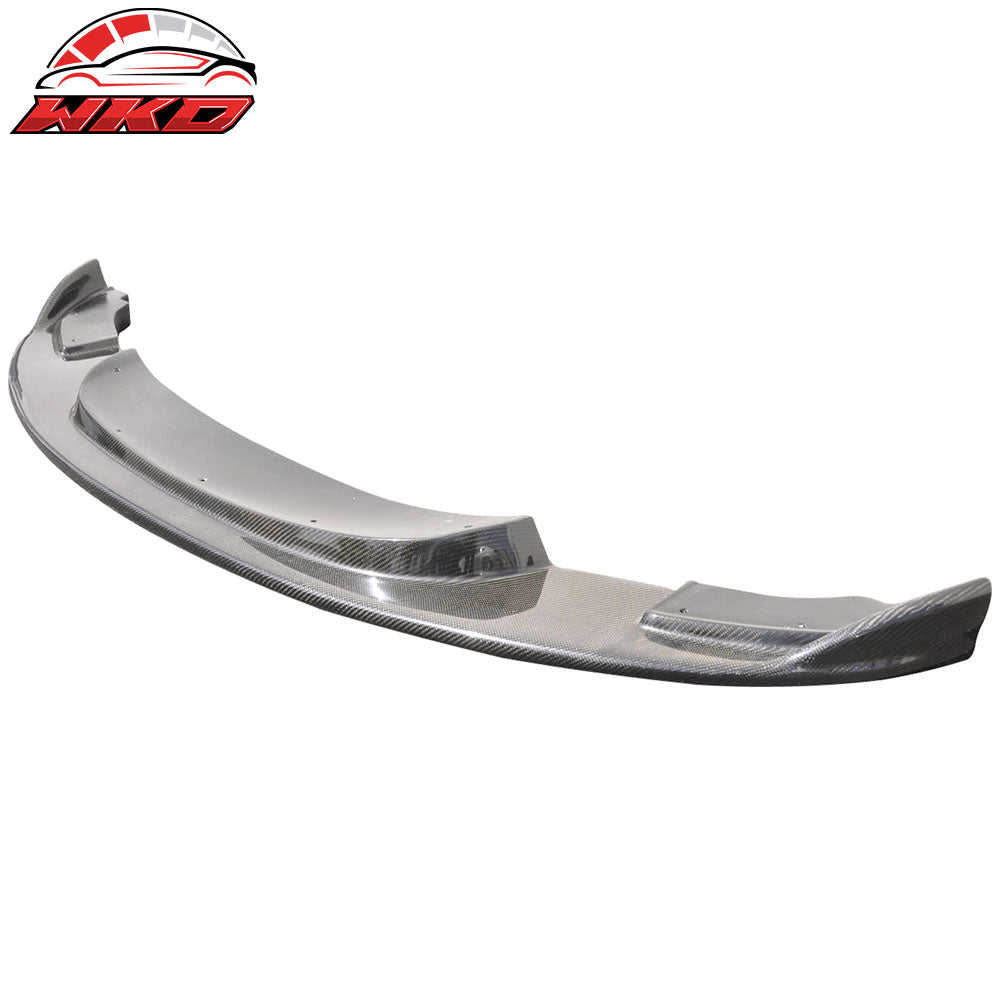 Fits 06-11 BMW E90 H Style Carbon Fiber Aftermarket M Bumper Front Bumper Lip