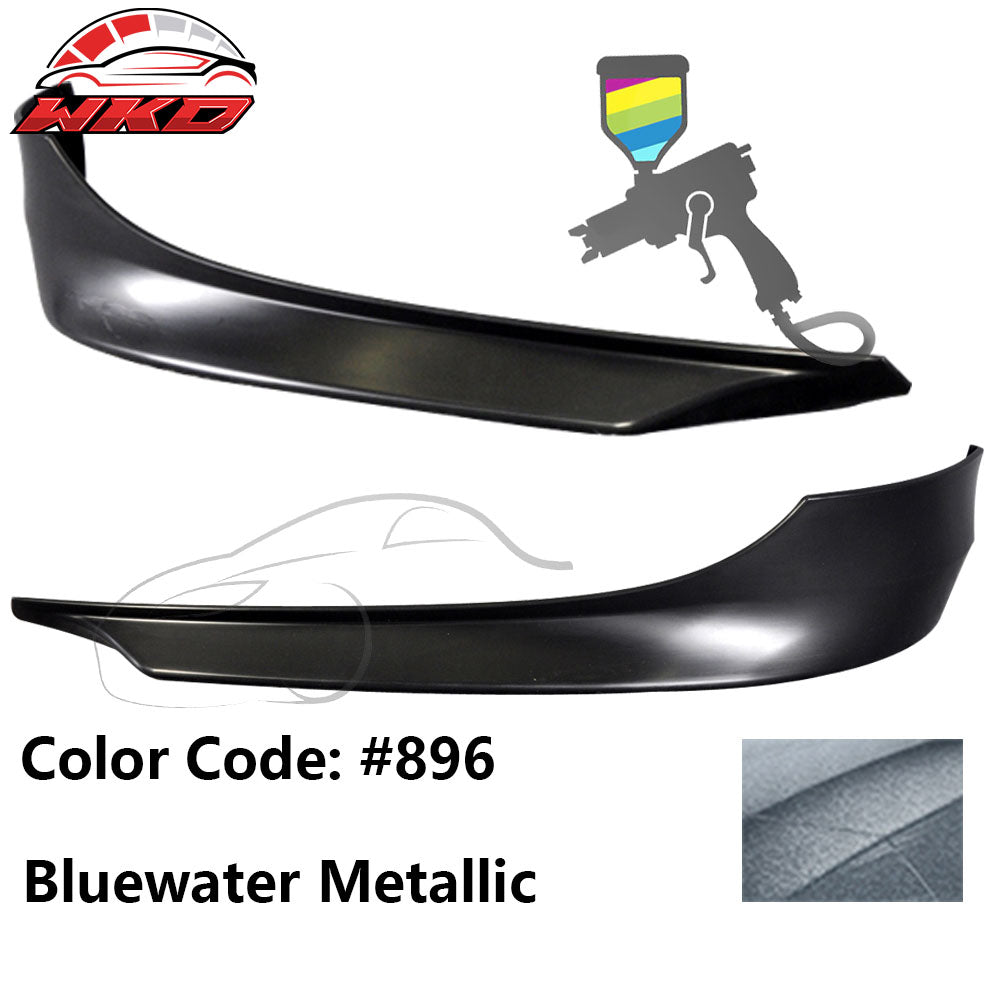 Fits 09-11 E90 LCI OE Painted #896 Bluewater Metallic PP Front Splitter