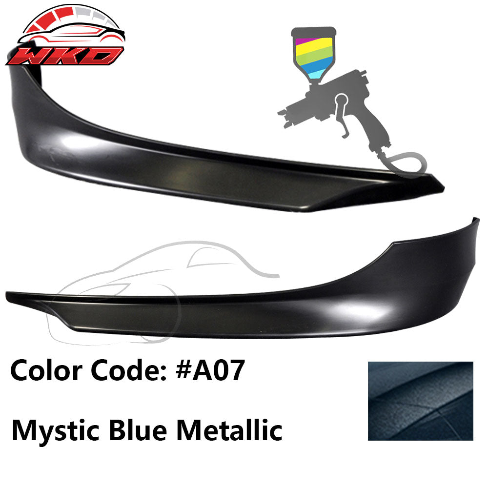 Fits 09-11 E90 LCI OE Painted #A07 Mystic Blue Metallic PP Front Splitter