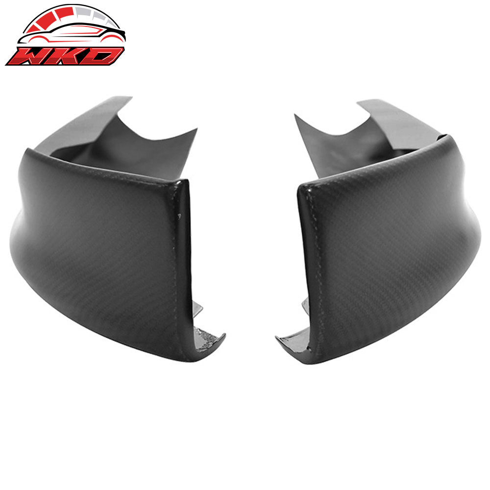 For 05-08 BMW E90 3-Series OE Style Front Bumper Lip Splitter Matte Carbon Fiber
