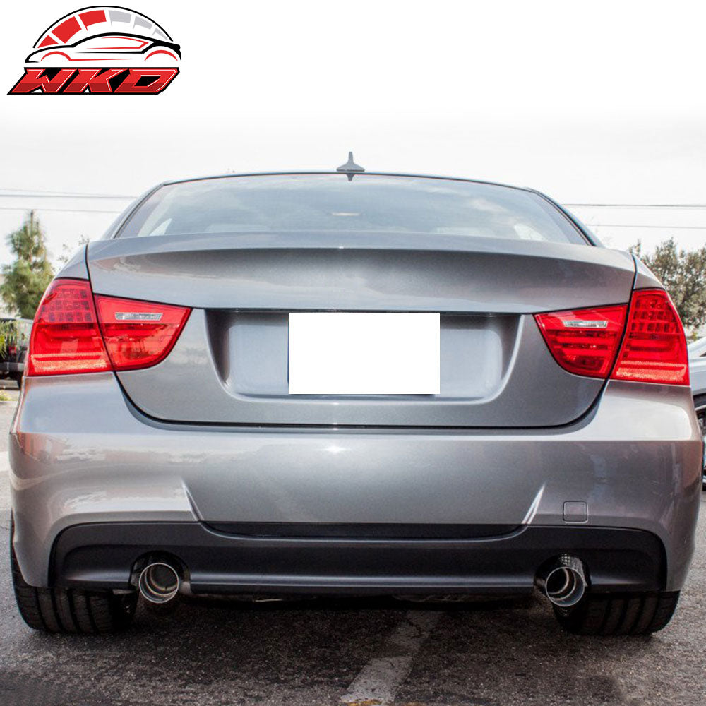 Fits 06-11 BMW E90 3-Series 335 Only M-T Msport Rear Lip Diffuser - PP