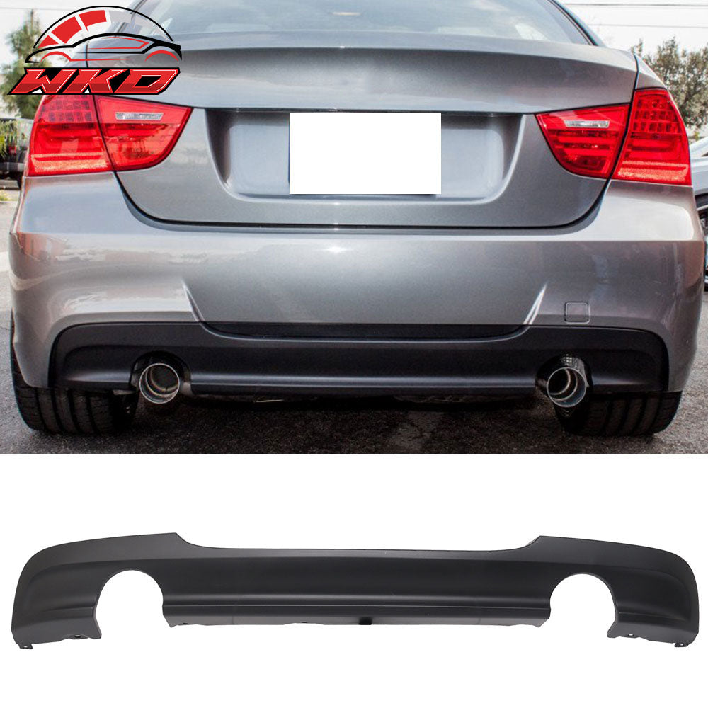 Fits 06-11 BMW E90 3-Series 335 Only M-T Msport Rear Lip Diffuser - PP