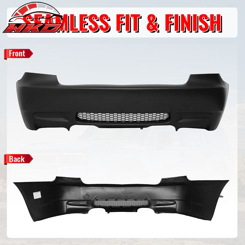 Fits 07-13 BMW E92 3-Series Coupe 2Dr M3 Style Rear Bumper Cover Replacement PP
