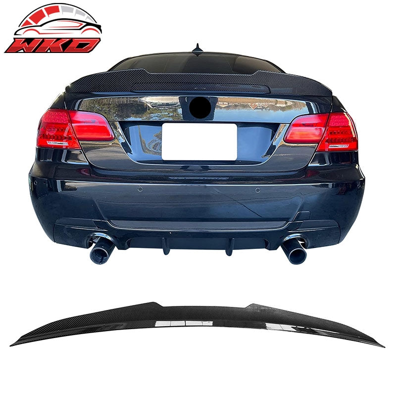 Wholesale 07-13 BMW E92 3-Series Coupe PSM Style Trunk Spoiler Lip Carbon Fiber Print