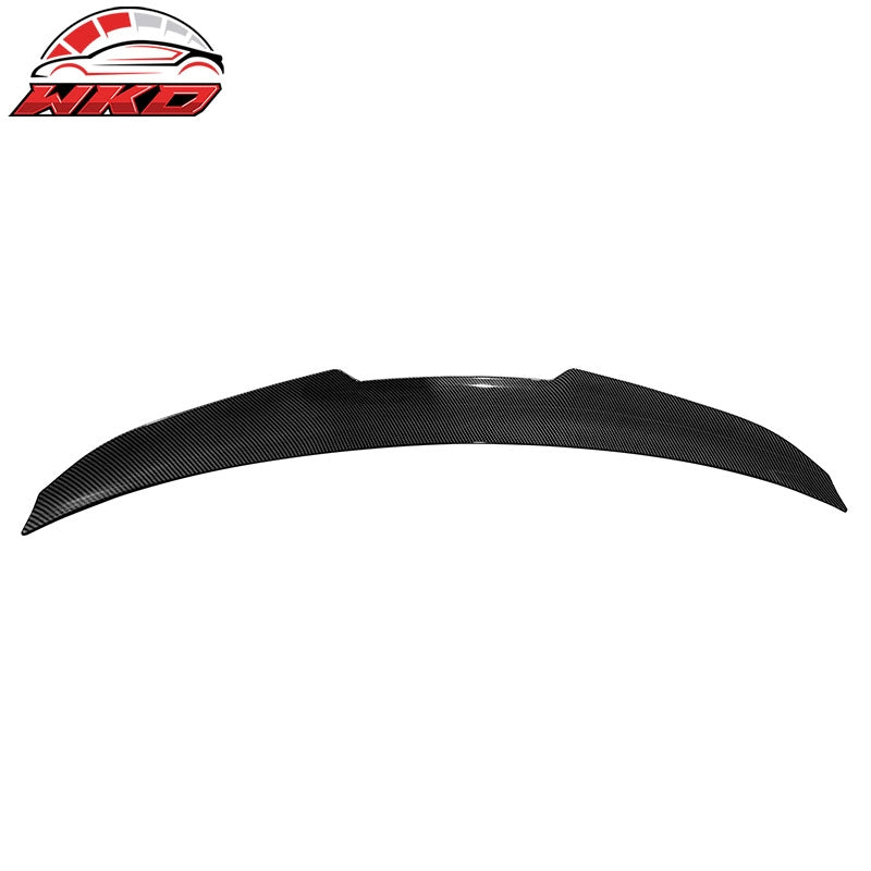 Fits 07-13 BMW E92 3-Series Coupe PSM Style Trunk Spoiler Lip Carbon Fiber Print