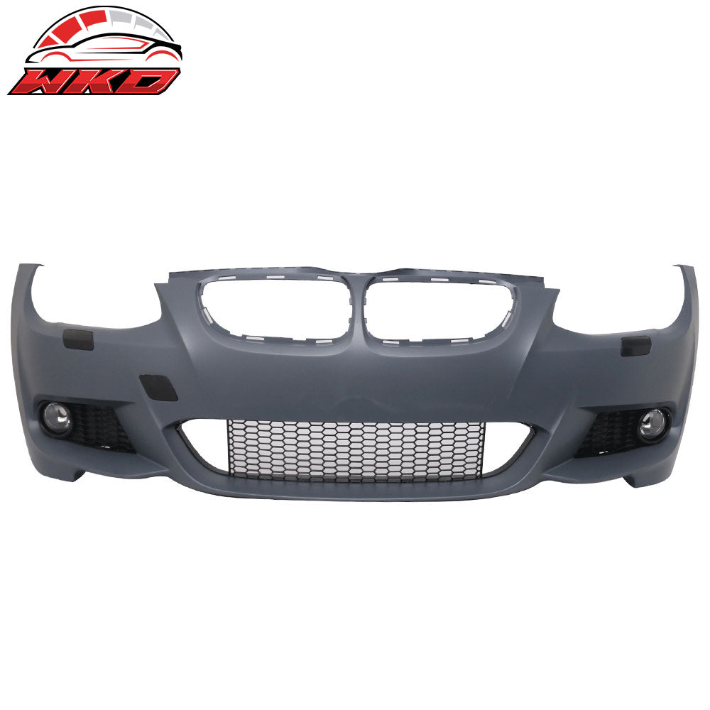 Fits 11-13 BMW E92 LCI M-T Msport Front Bumper Cover Replacement+Fog Lamps
