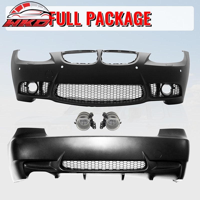 Wholesale 07-10 BMW E92 E93 3 Series M3 Style Fog Lamps Front & Rear Bumper Cover PP - Wikond Auto