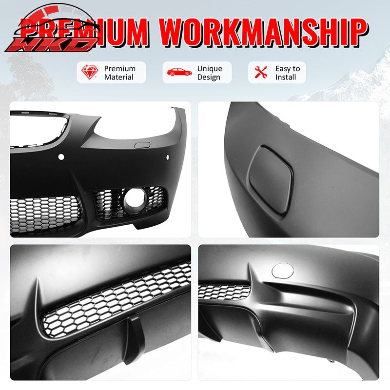 Wholesale 07-10 BMW E92 E93 3 Series M3 Style Fog Lamps Front & Rear Bumper Cover PP - Wikond Auto