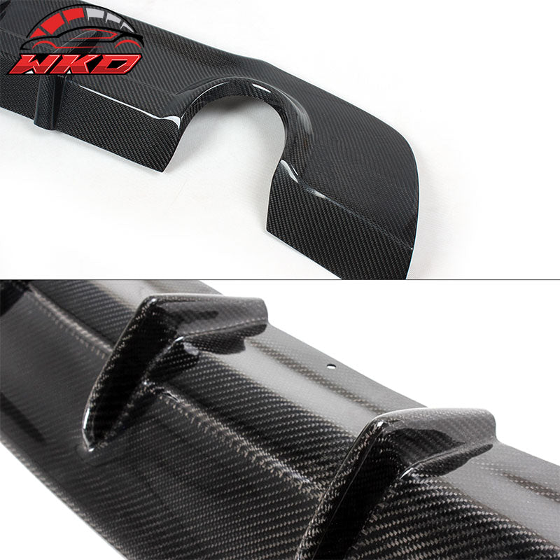 Wholesale 07-13 BMW E92 E93 3 Series MP Style Rear Bumper Lip Diffuser Carbon Fiber - Wikond Auto