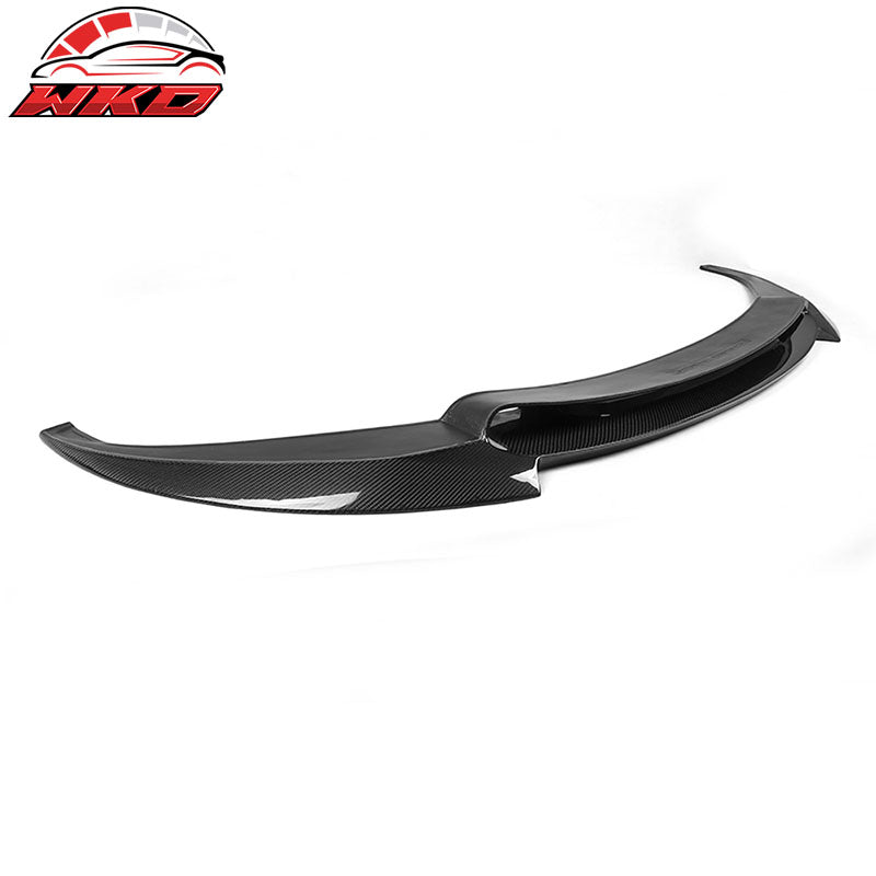 Fits 12-17 BMW 6 Series F06 M6 V Style Front Bumper Lip Kit Matte Carbon Fiber