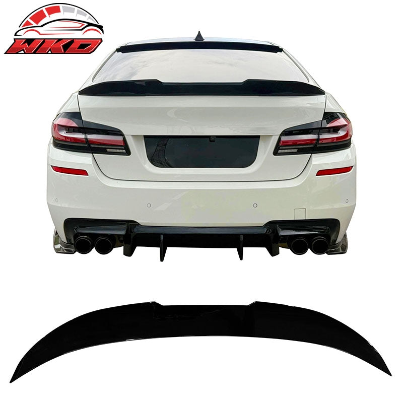Wholesale 11-17 BMW F10 5-Series Sedan PSM Style Rear Trunk Spoiler Wing Gloss Black