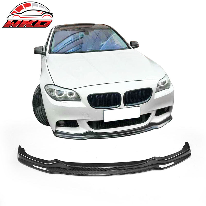 Wholesale 11-16 BMW 5 Series F10 M Sport AK Style Front Bumper Lip Carbon Fiber CF - Wikond Auto