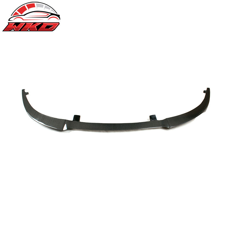 Fits 11-16 BMW 5 Series F10 M Sport V Style Front Bumper Lip Matte Carbon Fiber