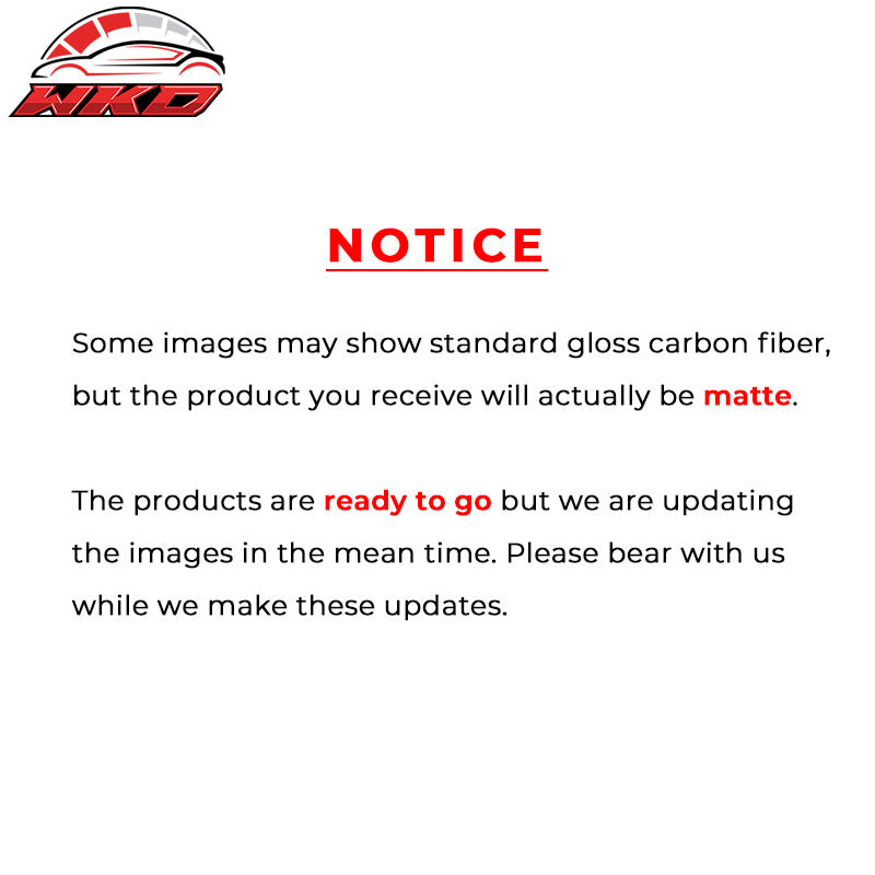Fits 11-16 BMW F10 M-Tech M-Sport V Style Front Bumper Lip - Matte Carbon Fiber