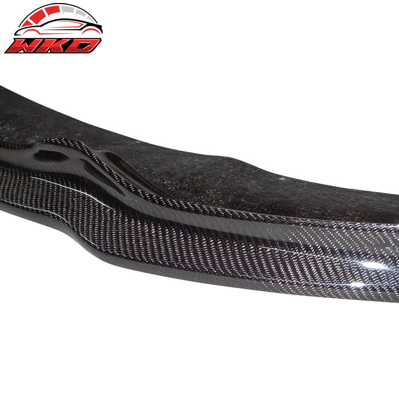 Fits 11-16 BMW F10 M-Tech M Sport AK Style Front Bumper Lip Matte Carbon Fiber