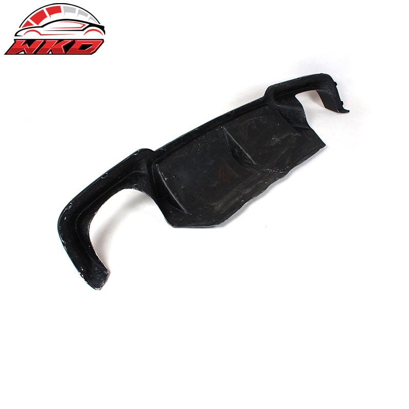 Fits 11-16 BMW F10 M5 3D Style Rear Bumper Lip Diffuser Matte Carbon Fiber