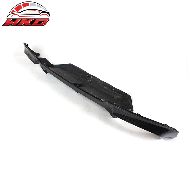 Fits 11-16 BMW F10 M5 3D Style Rear Bumper Lip Diffuser Matte Carbon Fiber